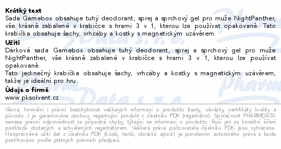 Old Spice NightPanther Xmas dárková sada