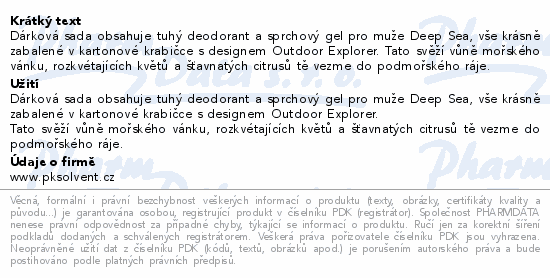 Old Spice Deep Sea Xmas dárková sada