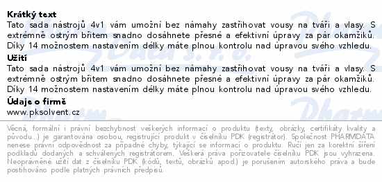 Braun Series 3 All in One AIO3 zastřihovač 4v1