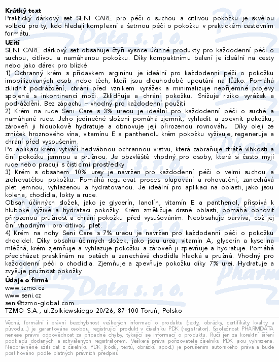 Seni Care dárkový set I 4x20ml