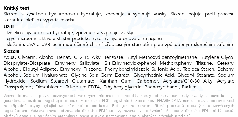 Eucerin Hyal-Fill+3xEff.den.kr.SPF30+refill 2x50ml