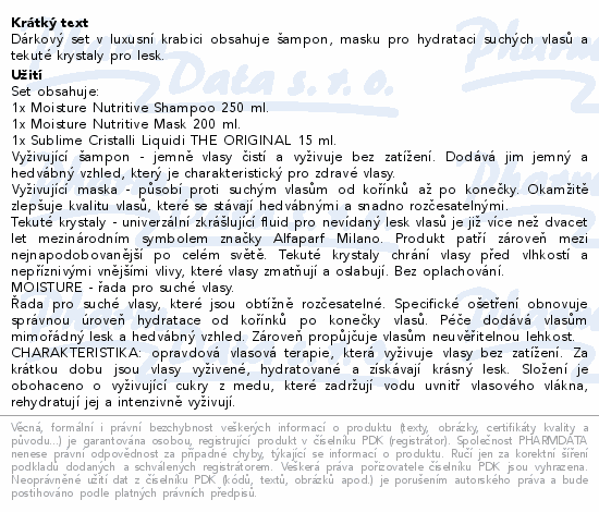 Alfaparf Milano SemiDiLino Moisture Dry Hair set