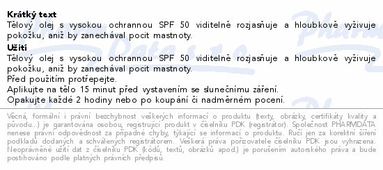Sol de Janeiro tělový olej SPF50 90ml