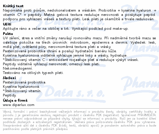 SVR Pepti Biotic Vyhlazující matný gel 50ml