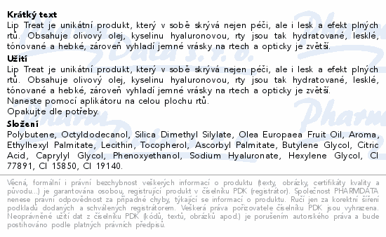 Dermacol Lip Treat lesk na rty Pink Kiss 5 10ml