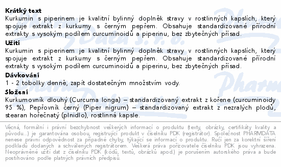 Organis Kurkumin cps.60