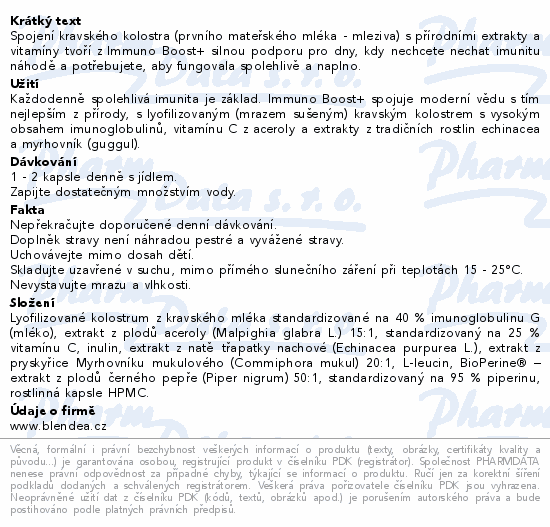 Blendea Immuno Boost+ cps.60