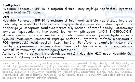 BIODERMA Hydrabio Perfecteur SPF30 fluid 40ml
