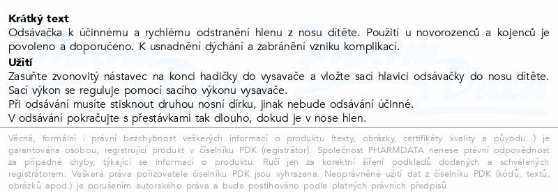 Nosko Original Soft Head ods.nosn.hlenů na vysav.