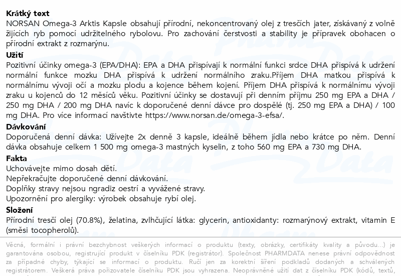 Norsan Omega-3 Arktis cps.120
