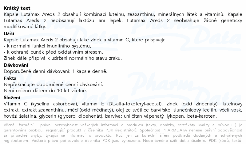 Lutamax Areds 2 cps.60