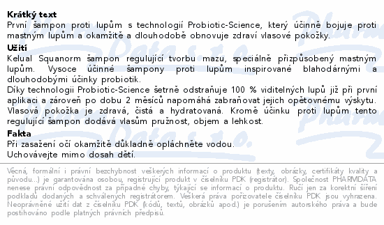 DUCRAY Kelual Squanorm Šamp.mast.lupy náplň 400ml