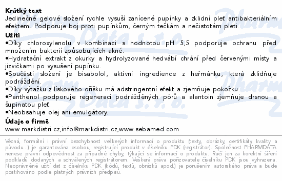 SEBAMED Clear face Anti-pimple gel 10ml