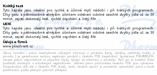 Jar Platinum Plus Lemon kapsle do myčky 82ks