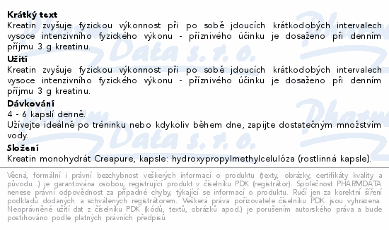 Allnature Sportlab Creatine Creapure cps.60