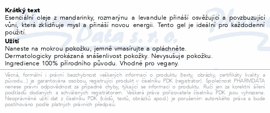 WELEDA Mandarino di Capri sprchový gel 200ml