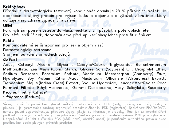 ATTITUDE Kondicionér lesk a objem 240ml