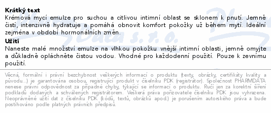 WELEDA Intimní mycí krém hydratační 200ml