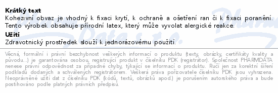 Kohezivní obvaz samodrž.nester.12cmx4m Steriwund