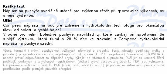 Compeed Náplasti na puchýře Extreme 5ks