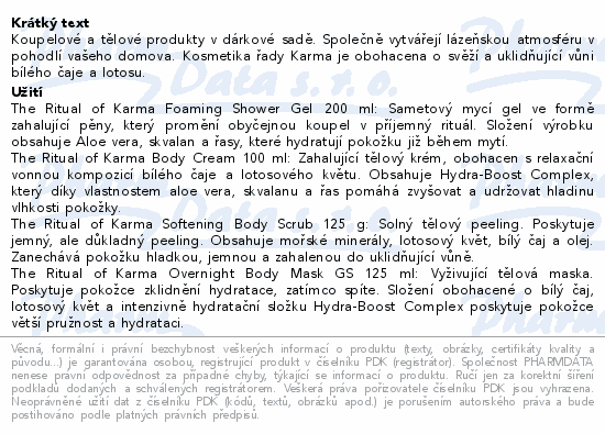 Rituals The Ritual of Karma set