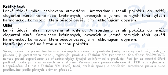 Rituals Tulip&Japanise Yuzu tělová mlha 50ml