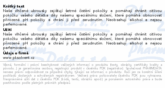 Pampers Aqua čistící ubrousky 9x60ks