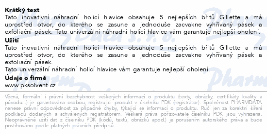 Gillettte Labs náhradní hlavice 8ks