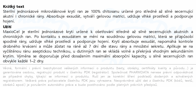 AXIO MaxioCel hydroakt.chitos.krytí 2.5x30cm 10ks