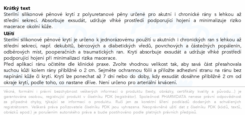 Clevecare Clevesil Border sil.pěn.kr.10x10cm 10ks
