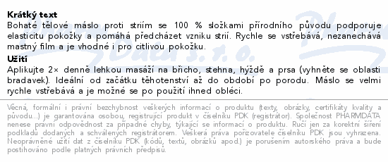 WELEDA MamaTělové máslo proti striím 150ml