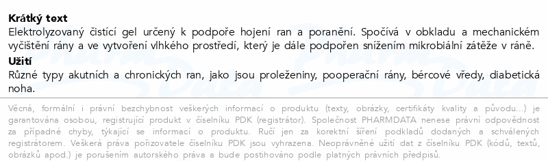 Aqvitox-D gel na ošetření ran 250ml