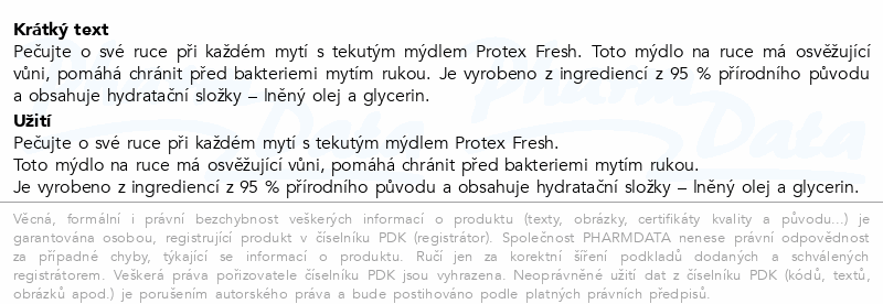 Protex Cleans&Protects Fresh Liq.Hand Wasch 250ml