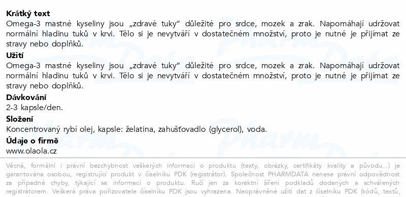 OlaOla Omega 3 cps.90