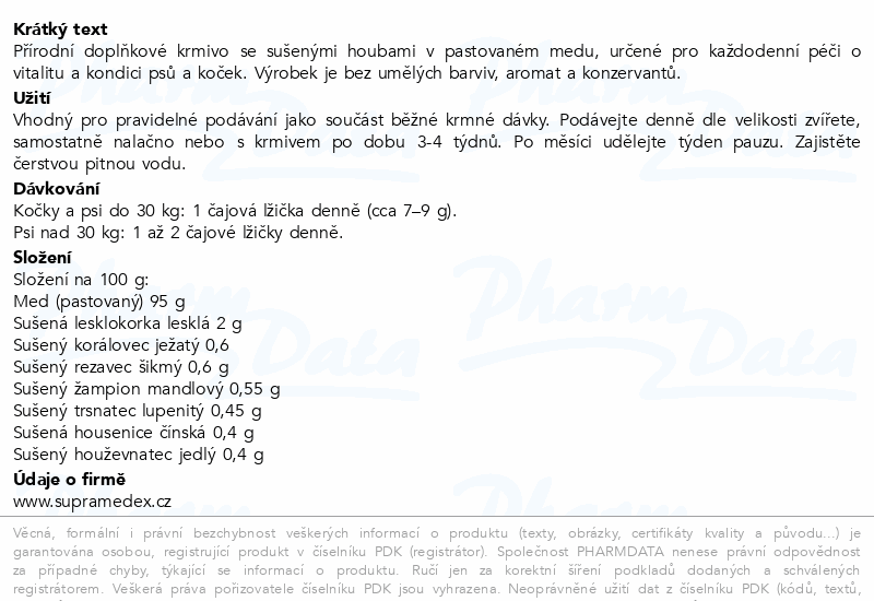 Supramedex Animal 200g