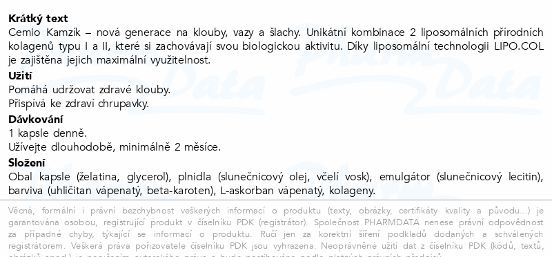 Cemio Kamzík cps.120 Novinka