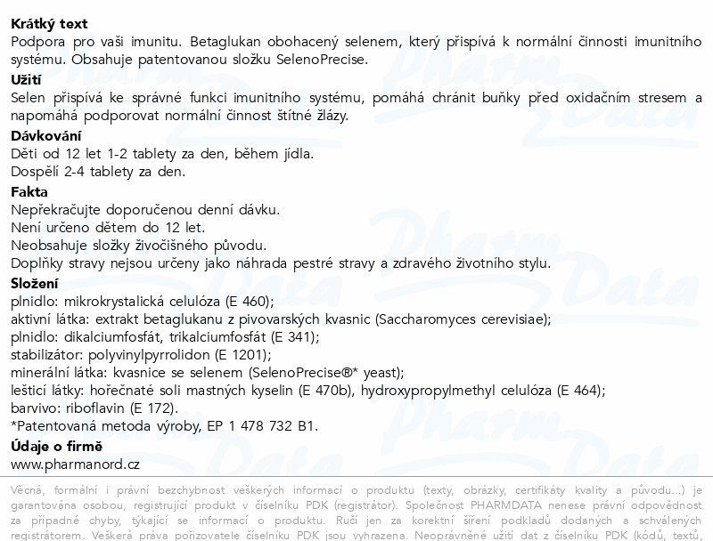 Pharma Nord Bioaktivní Beta-Glukan Plus tbl.60
