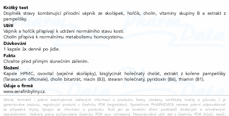 Serafin Minerály odkyselení cps.90
