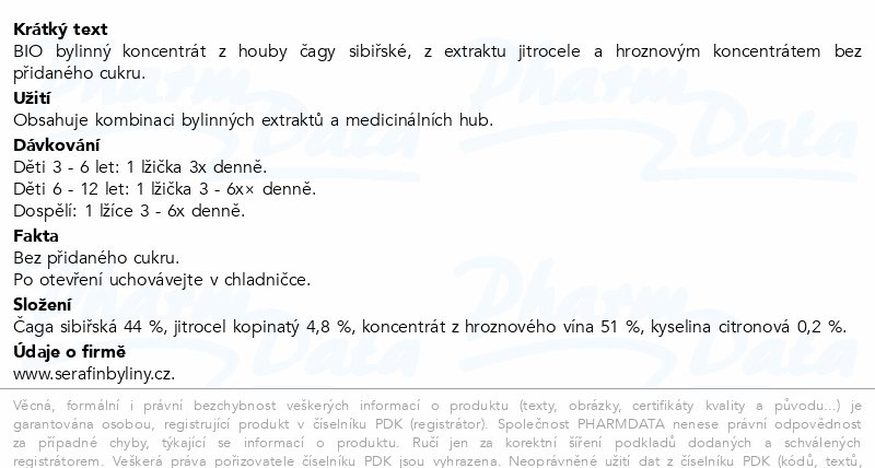 Serafin IMUNOfungin BIO 200ml