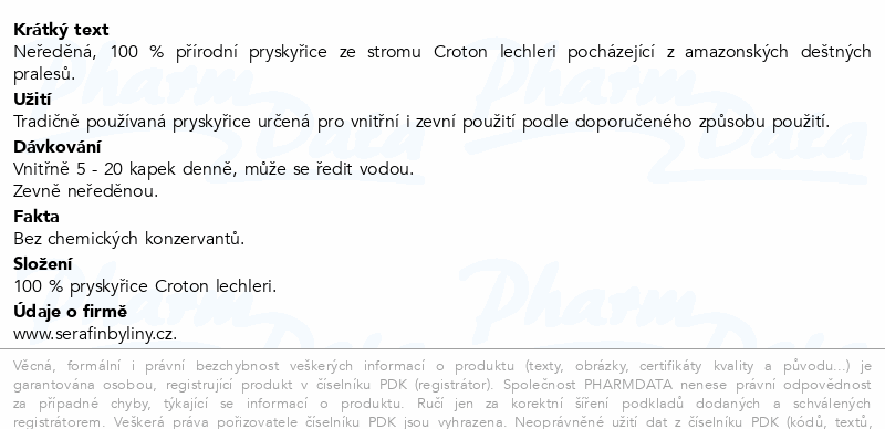 Serafin Dračí krev 30ml