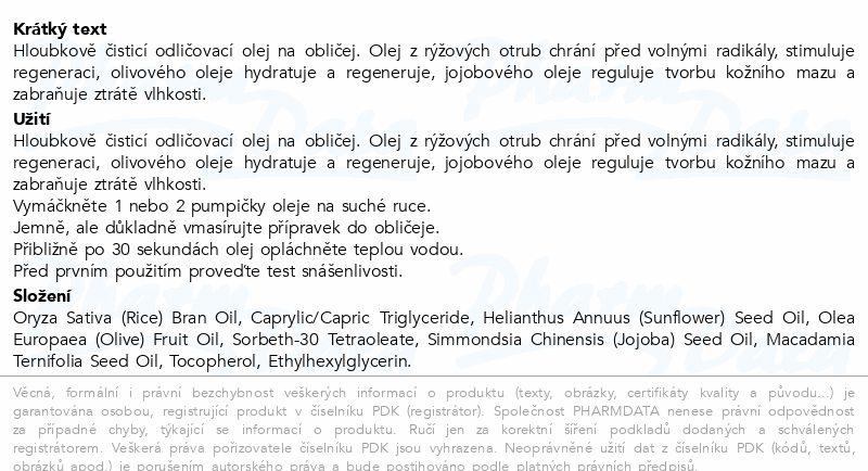 Haruharu Hydratační čistící olej 150ml