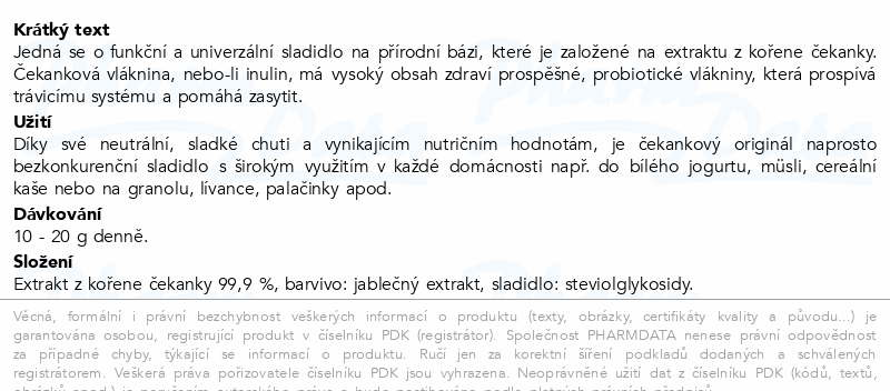 4Slim Čekankový Originál 1.2kg