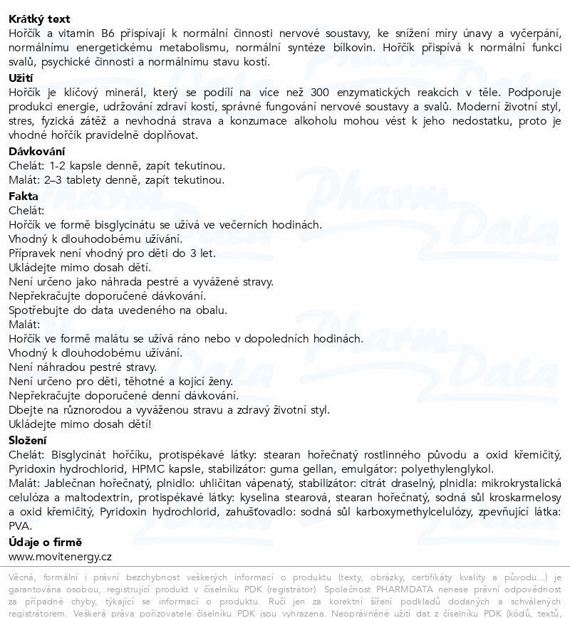 MOVit Duo Hořčíků Malát+B6&Chelát cps.90+tbl.90