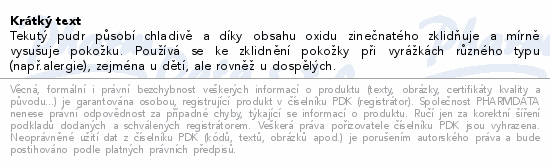 Tekutý pudr 100g (GLO)