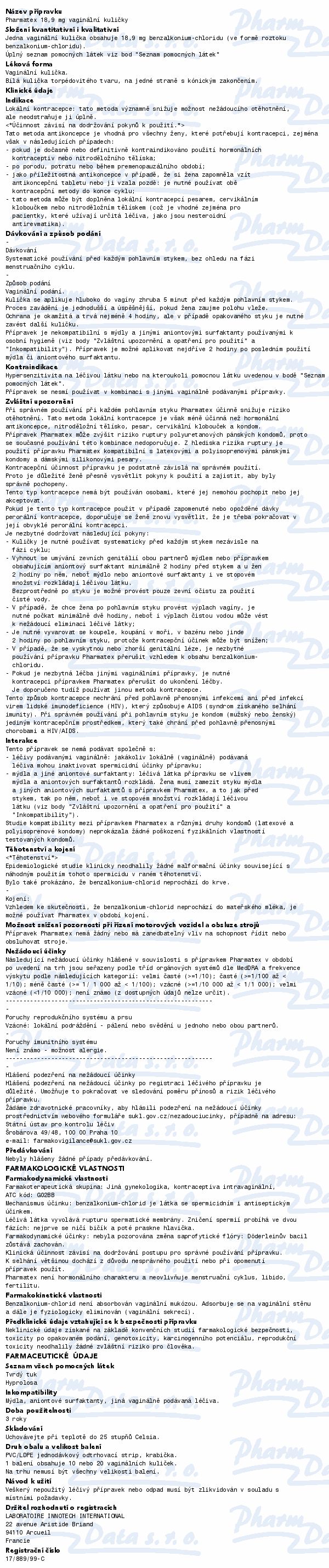 Pharmatex 18.9mg vag.glb.10